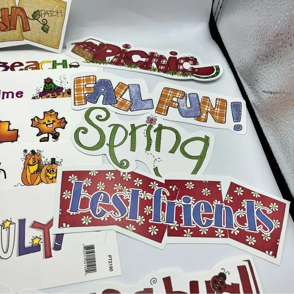 N/A vibrant scrapbook